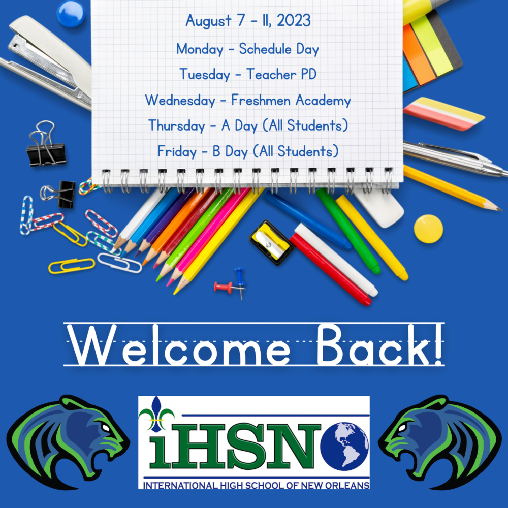 Back to School / August 7 - 11